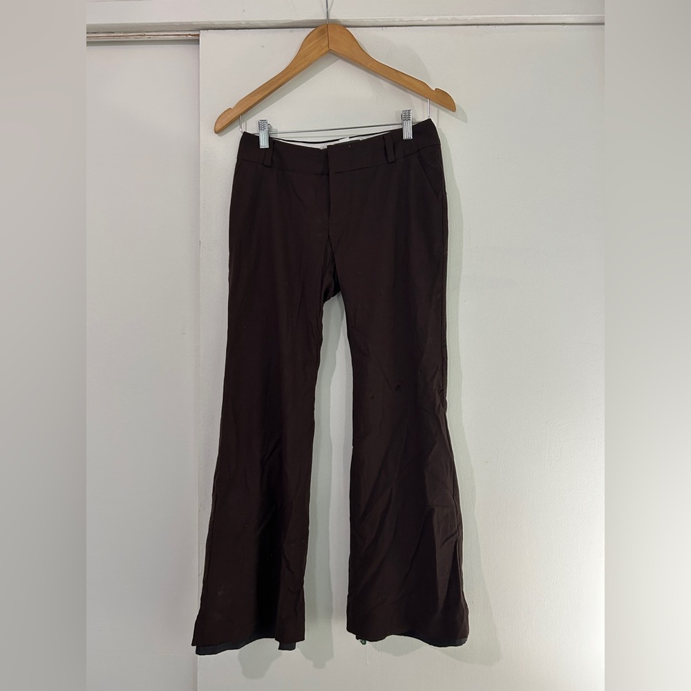 Banana Republic Dark Brown Wide Leg Pants